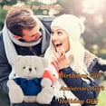 thumbnail image 5 of Personalized Teddy Bear Plush Toys, Customized Gifts Stuffed Bear with Custom Photo Text as Personalized Gift for Girls Boy on Birthday Christmas Anniversary Valentines, 10 inch-Photo Text, 5 of 6
