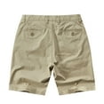 thumbnail image 3 of Viadha Mens Elastic Waist Cargo Shorts Outdoor Hiking Multi Pocket Relaxed Fit Stretch Lightweight Cotton Cargo Shorts for Men(Khaki,XXXL), 3 of 5