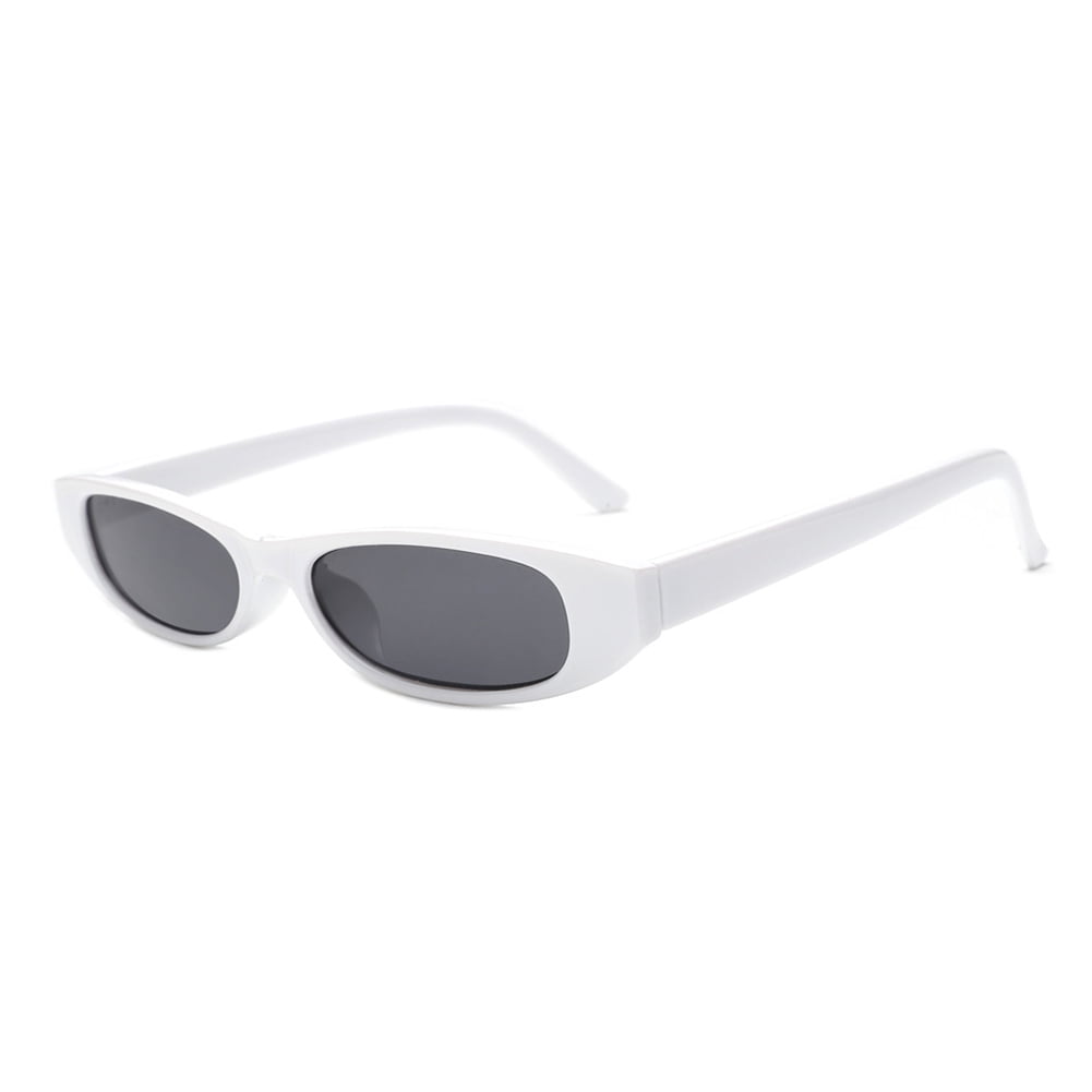 shades with white frame