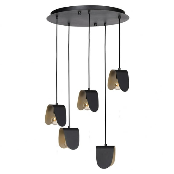 390183A-Eglo Lighting-Serenara - 5 Light Pendant-6.89 Inch Tall and 21.65 Inch Wide