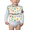thumbnail image 6 of Susaid Dinosaur Print Bibs for Babies Toddlers Adjustable Waterproof Free Soft Durable Bibs for eating with Large Pocket Food Catcher, 6 of 8