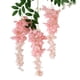 thumbnail image 1 of Simulación de flores de glicinia. Ramas largas. Flores de plástico. Flores de seda. Salón interior. Enredaderas colgantes. Decoración fotográfica., 1 of 6