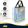 thumbnail image 6 of Iridescent Gift Bags 12Pack Reusable Gift Bags with Handles for Easter,Mother's Day(10x8x4in), 6 of 7
