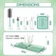 thumbnail image 2 of Kit de limpieza para biberones Mombasics 6 en 1 con cepillos de silicona, 2 of 6