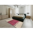 thumbnail image 4 of Ahgly Company Indoor Round Abstract Brown Abstract Area Rugs, 6' Round, 4 of 6