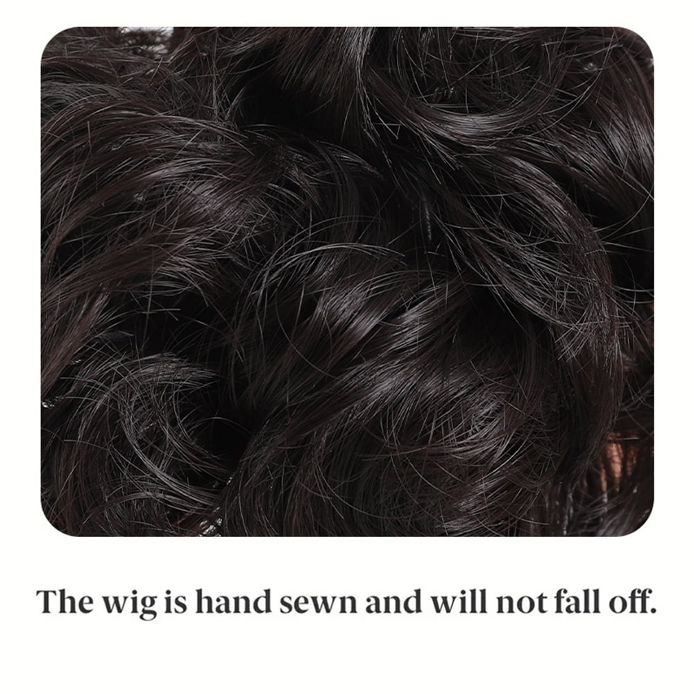 Messy Bun Hair Piece Wavy Curly Claw Clip Hair Bun Synthetic Fake Messy Bun Hair Extensions