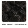 thumbnail image 5 of Messy Bun Hair Piece Wavy Curly Claw Clip Hair Bun Synthetic Fake Messy Bun Hair Extensions, 5 of 6