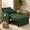 Green, variant on Convertible Sleeper Sofa Bed, Asofer 3-in-1 Pull-Out chair with Adjustable Backrest & Side Pocket, Futon Couch for Apartment & Office,Yellow