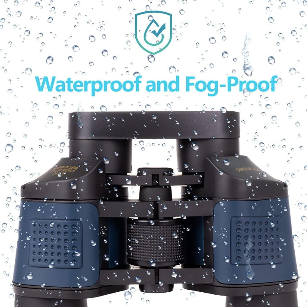 12X40 Binoculars for Adults, HD High Powered Binoculars, Waterproof Binoculars for Bird Watching Hunting Camping, Blue