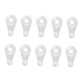 thumbnail image 5 of SKISUNO 100Pcs Mirror Clips Transparent Plastic Fixing Clips for Glass Wardrobe Cabinet and Bookshelf, 5 of 5