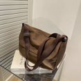 thumbnail image 3 of Bolso Hombro para Hombre Y Mujer Mensajero Sólido Nailon (café), 3 of 9