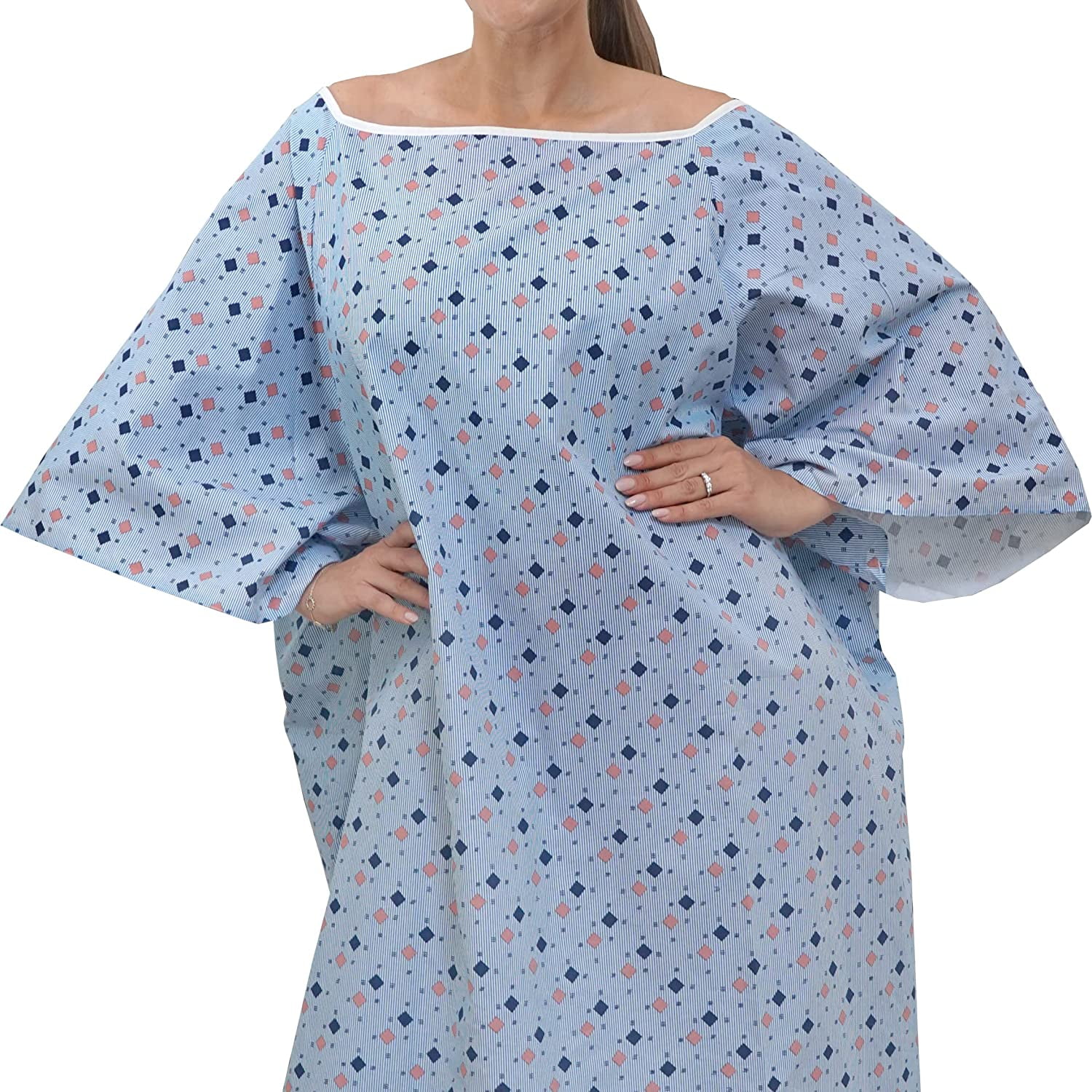 3 Pack AMU Solutions 5XL Hospital Gown Oversized Hospital Robe for