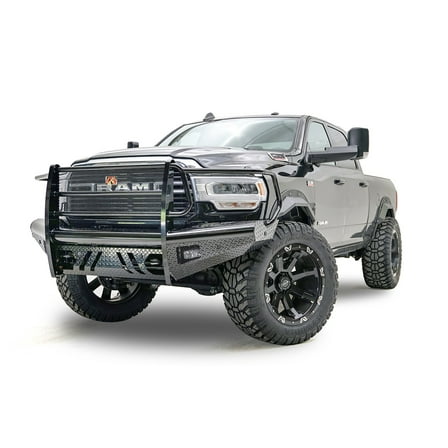 19-C Ram 2500/3500 New Body Style Black Steel Front Bumper W/ Full Guard