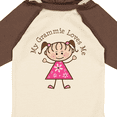thumbnail image 4 of Inktastic My Grammie Loves Me Girls Long Sleeve Baby Bodysuit, 4 of 5