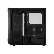 Fractal Design Focus 2 Black ATX mATX Mini ITX Clear Tinted Tempered Glass Mid Tower Computer Case