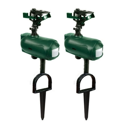 Havahart Spray Away Motion Activated Sprinkler 2.0 Twin Pack Model (Best Motion Activated Sprinkler)