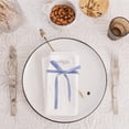 thumbnail image 6 of NOGIS Blue Gingham Ribbon, 0.4 inch x 50Yd Blue and White Thin Crafts Ribbon Buffalo Checker Ribbons for Hair Accessories Picnic School and Birthday Gift Wrapping, 6 of 7