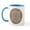 White/Blue Inside, variant on CafePress - Round Tuit Mug - 11 oz Ceramic Mug - Novelty Coffee Tea Cup