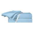 thumbnail image 1 of Just Linen 300 TC 100% Cotton Sateen, Solid Color Sheet Set with Deep Pocketed Fitted Sheet, 1 of 3