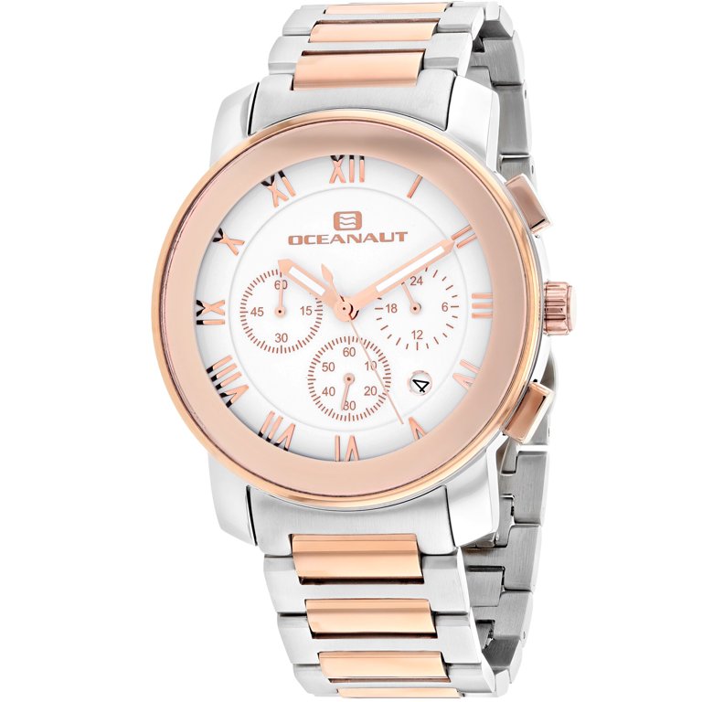 NWT Oceanaut Riviera Chronograph Quartz White Dial Men\'s Watch Riviera 10827 Watch for men | Check Prices on Baume & Mercier main image 4