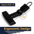thumbnail image 2 of Reemplazo Tiradores T-Latch p/ Cremalleras | Compatible Enfriador Suave RTIC, Mochila Bolsas|Plástico Rígido y Metal Resistente|2 Pack|Adaptable Comp, 2 of 3