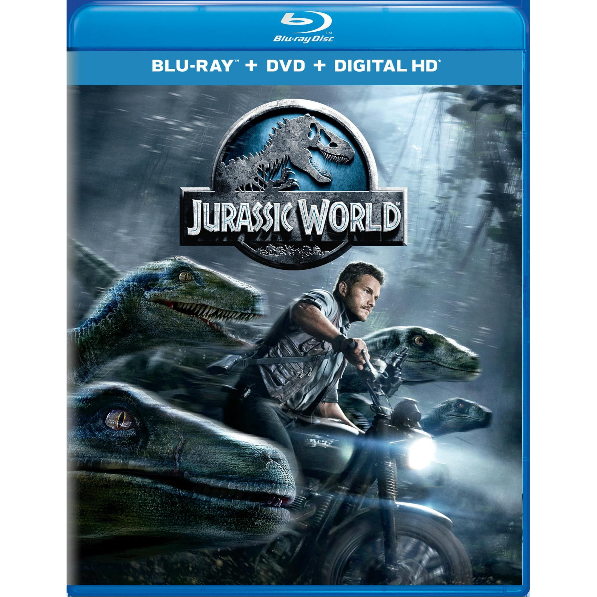 Jurassic World (DVD + Digital) [Blu-ray]