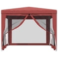 thumbnail image 3 of vidaXL Party Tent Outdoor Canopy Tent Gazebo Marquee with 4 Mesh Sidewalls, 3 of 7