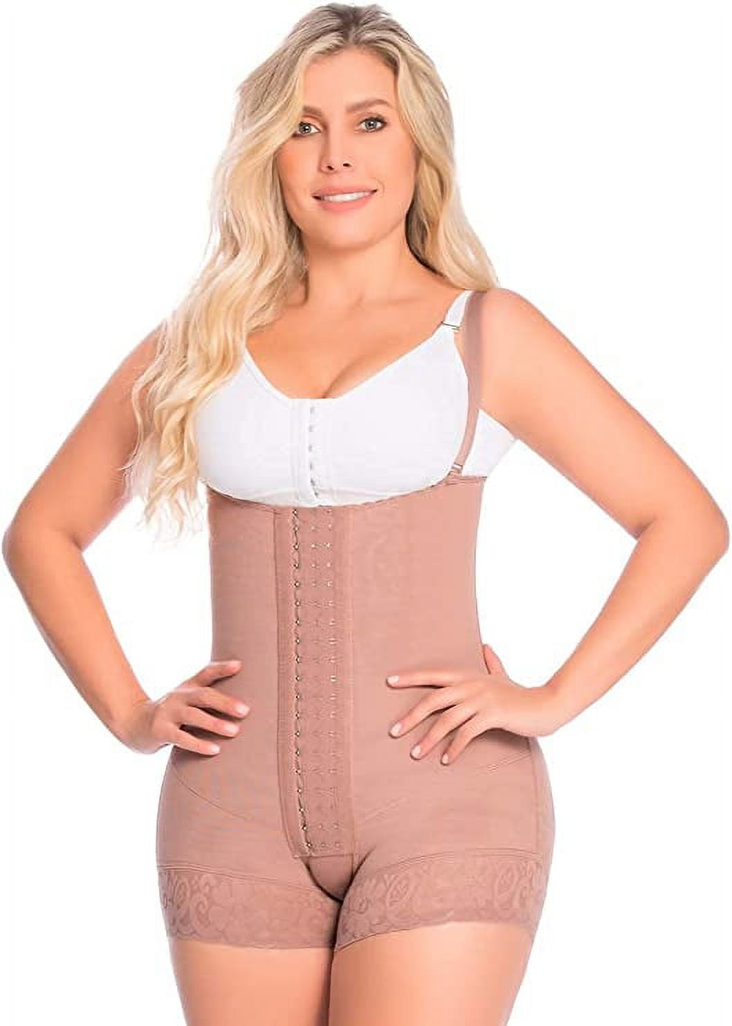 Delié by Fajas D'Prada Women's Comfort Open Bust Tummy Control Butt Lifter  Body, Cocoa, 3XS at  Women's Clothing store