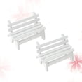 thumbnail image 1 of OFFIGAM 3PCS Decorative Garden Bench for Art Craft and Bookshelf Display 11In x 5In, 1 of 8