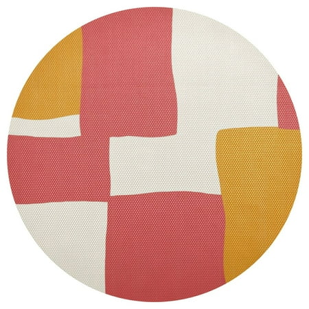 

Paving Pattern 6-Piece 15.4in Durable PVC Plate Mats Heat-Resistant for Parties and Dining