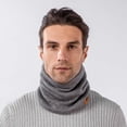 thumbnail image 4 of Horkkom Fleece Neck Gaiter Winter Double-Layer Warmer Thick Scarf Outdoor Ski Circle Scarves for Women Men, 4 of 4