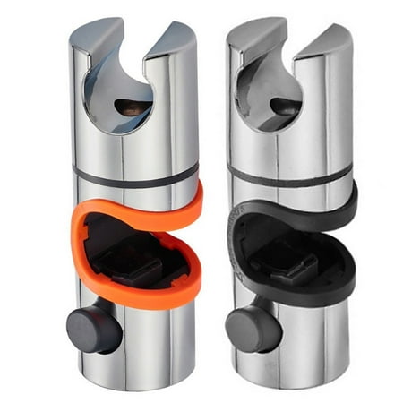 

Smrinog 24mm Shower Pipe Adjustable Bracket Holder Shower Head Mount Rack (Gray)