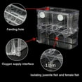 thumbnail image 4 of Fish Breeder Box for Aquarium, Baby Fish Tank with Suction Cups, Breeding Incubator for Fish Hatchery, Acrylic Divider for Shrimp Clownfish Aggressive Fish Injured Fish (Large), 4 of 9