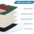 thumbnail image 3 of FORMRS 15-15.6 inch Laptop Sleeve Case Soft Carrying Quilted Computer Bag Cover, Christmas Santa Hats, 3 of 7