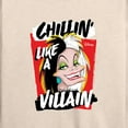 thumbnail image 3 of Disney Villains - Cruella Chillin Like A Villain - Women's Lightweight French Terry Long Sleeve Shirt, 3 of 5