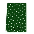 thumbnail image 2 of St. Patrick's Day Hand Towel Green Clover Print Kitchen Towel Dish Drying Towel Absorbent Polyester Fabric Irish Festival Decor Holiday Themed Towel for Kitchen Bathroom, 2 of 5