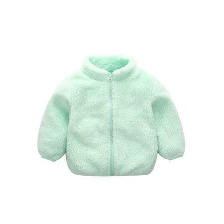 

Huakaishijie Toddler Baby Girls Boys Winter Warm Fleece Coat Hoodie Jacket Fur Outerwear 0-4 Years