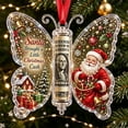 thumbnail image 5 of Christmas Cash Gift Ornament,Acrylic Butterfly-Shaped Money Holder Hanging Decor,Acrylic Holiday Money Holder Keepsake,Christmas Cash Gift Ornament for Christmas Tree, Fireplace Decoration,Red, 5 of 8
