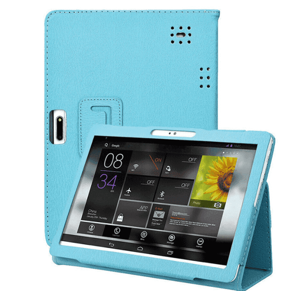 GJX 2026 New 10.1 Inch Android Tablet Case Drop Resistant 10.1 Inch Tablet Case Shock Absorbing 10 Inch Tablet Case for Travel,Office,Home,School Blue