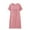 Pink, variant on ZKCCNUK Womens Nightgown Women Print Casual Round-Neck Short Sleeve Sleepshirts Dress XL-3XL