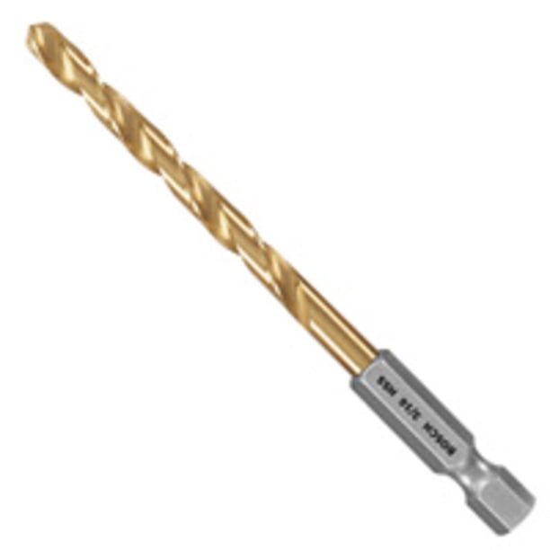 Broca Bosch TI2139IM Impact Tough™ de nitruro de titanio 3/16 pulgadas