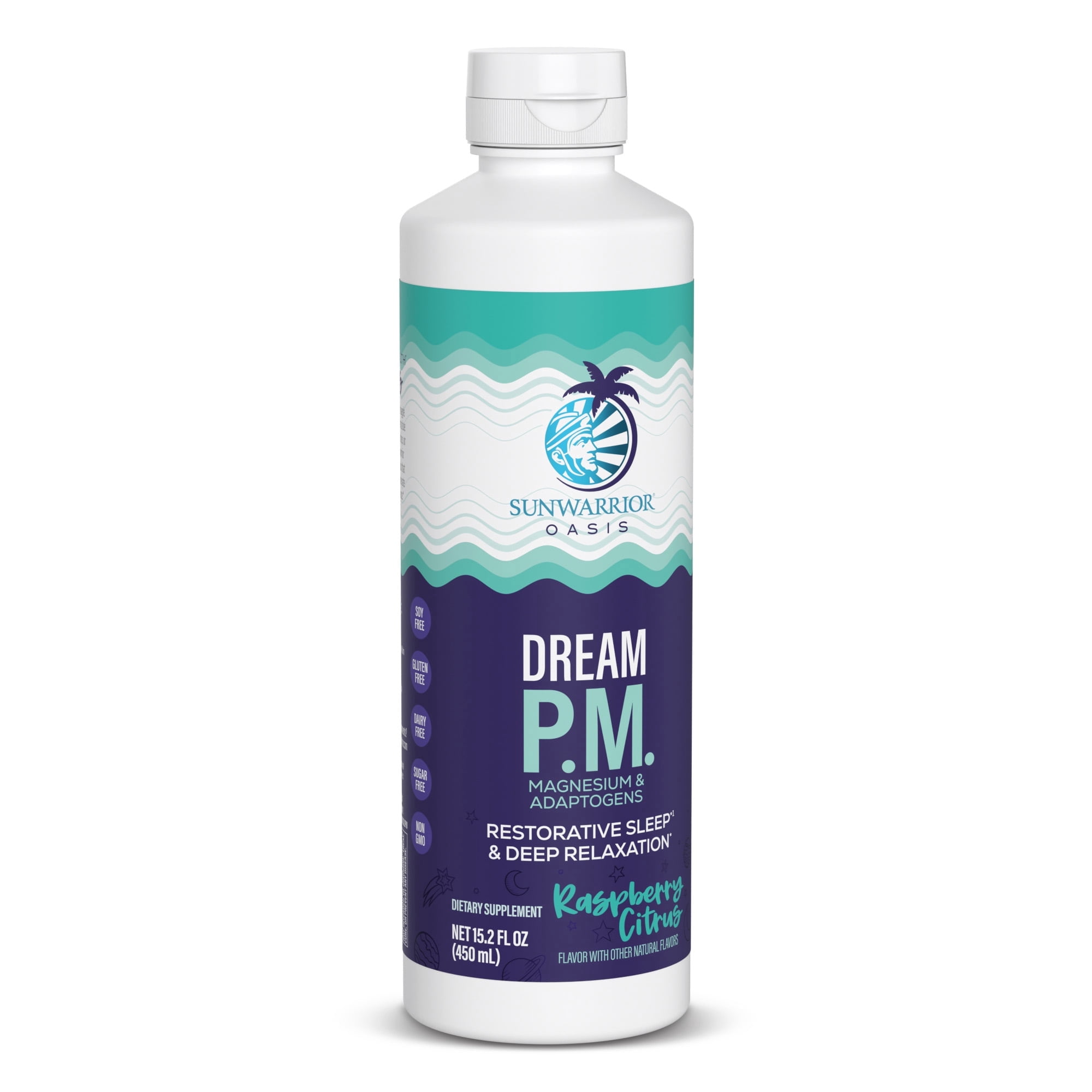 US Dream P.M. Magnesium and Adaptogens Raspberry Citrus 450ml Bottle (30 srv)