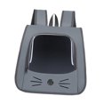 thumbnail image 2 of Mochila transportadora para gatos de gran capacidad, práctica, plegable y transpirable para gatitos y perros. Gris, 2 of 9