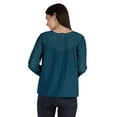 thumbnail image 4 of Moomaya Victorian Style Lace Top For Women Long Sleeves Casual Plain Tunic, 4 of 7