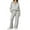 Gray, variant on UVN Outfit Sets for Women 2 Piece Sets Winter Casual Tracksuit Long Sleeve Lounge Set Outfits with Pockets