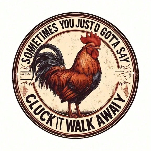 HELLOYOUNG Vintage Metal Wall Art Plaque Funny Farmhouse Sign for Kitchen Retro Aluminum Home Decor Modern Office Bedroom Wall Decor