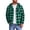 Green, variant on Plaid Hoodie Jacket for Men Ghalytn Buffalo Check Sweatshirt - Casual Zip Up with Pockets