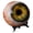 Yellow, variant on Realistic Monsters Eye Decors Gothic Eyeballs Figurines Realistic Eyeballs