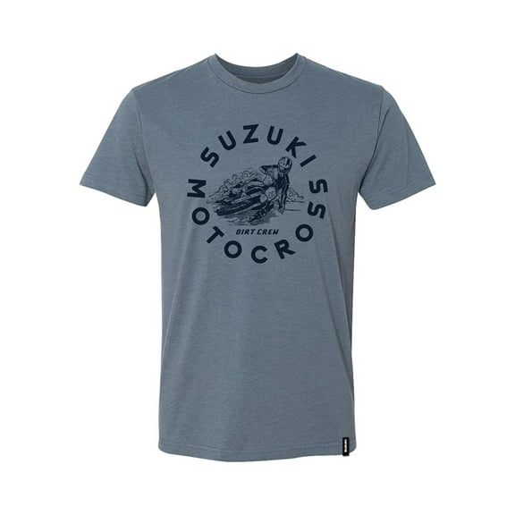 Suzuki Motocross T-Shirt Blue Small