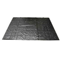 16' x 27' Flatbed Truck Tarps 18oz Steel Tarp - Black Stainless Steel D-Rings